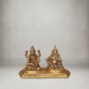 Lakshmi Kuber Brass Murti Set - 4 inches