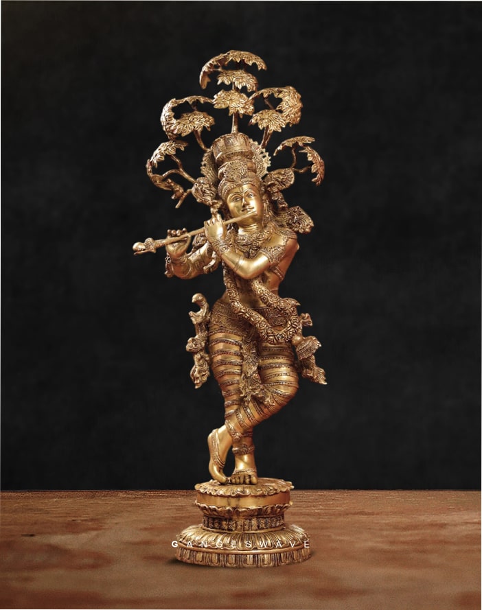 Large-Krishna-Statue-Under-Kadamba-Tree-min