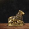 Brass Nandi Idol for Home Decor - 13 inches