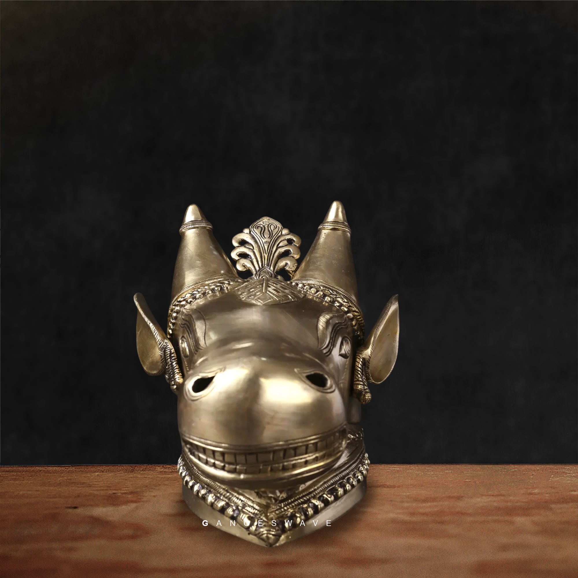 Handcrafted Brass Bull Head - Image 2