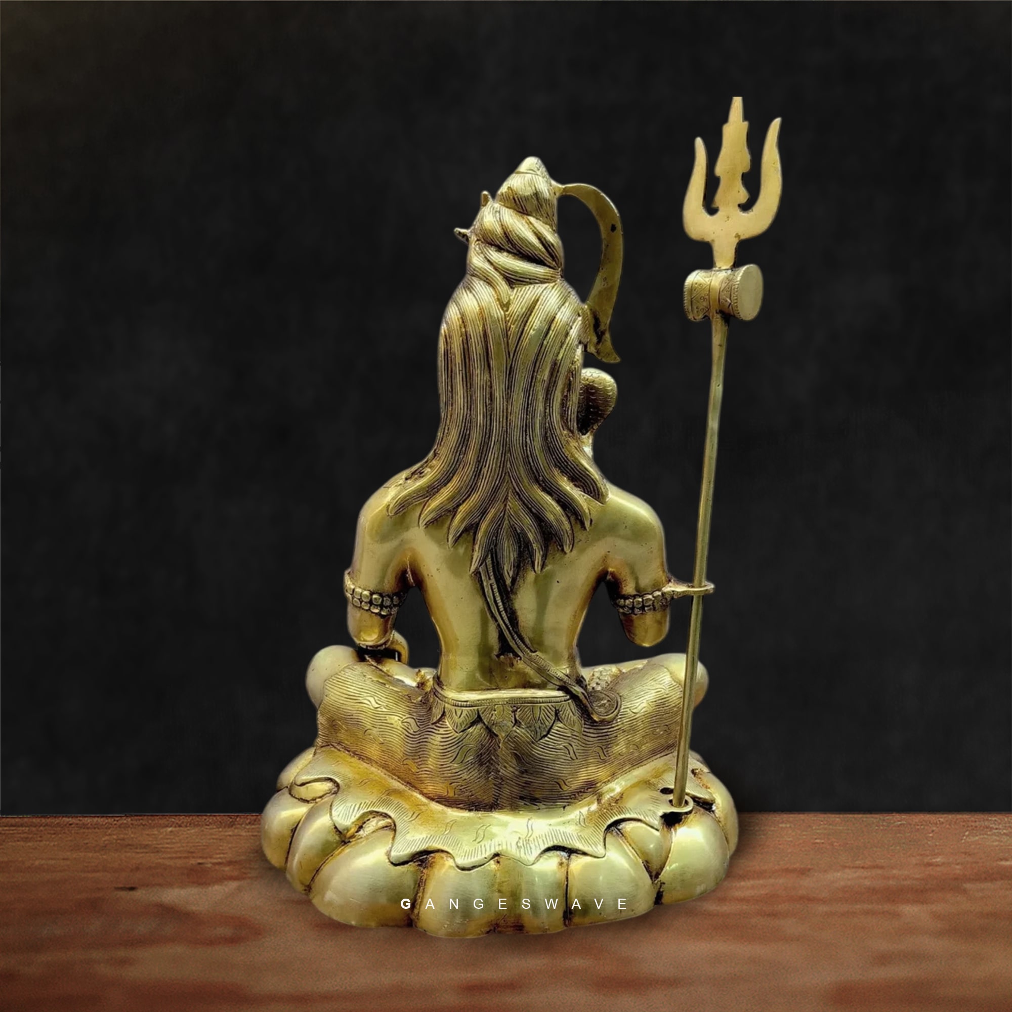 Handcrafted Brass Shiva Murti - 17 inches - Image 5