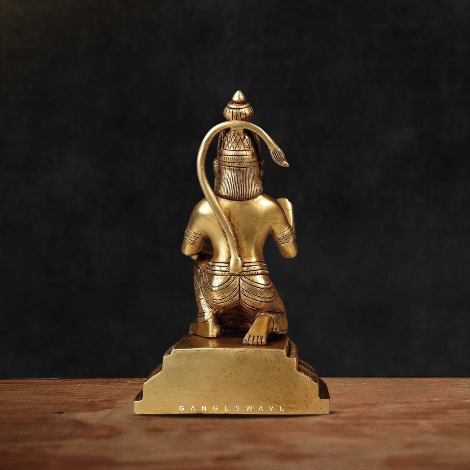 Handcrafted Bajrangbali Murti for Home Temple & Decor - 9.5 inches - Image 3