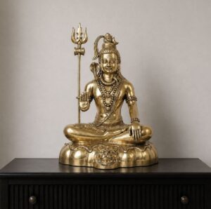 Handcrafted Brass Shiva Murti - 17 inches