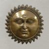 Handcrafted brass Surya Dev wall hanging sun face idol for home décor