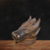 Brass bull wall and table décor statue