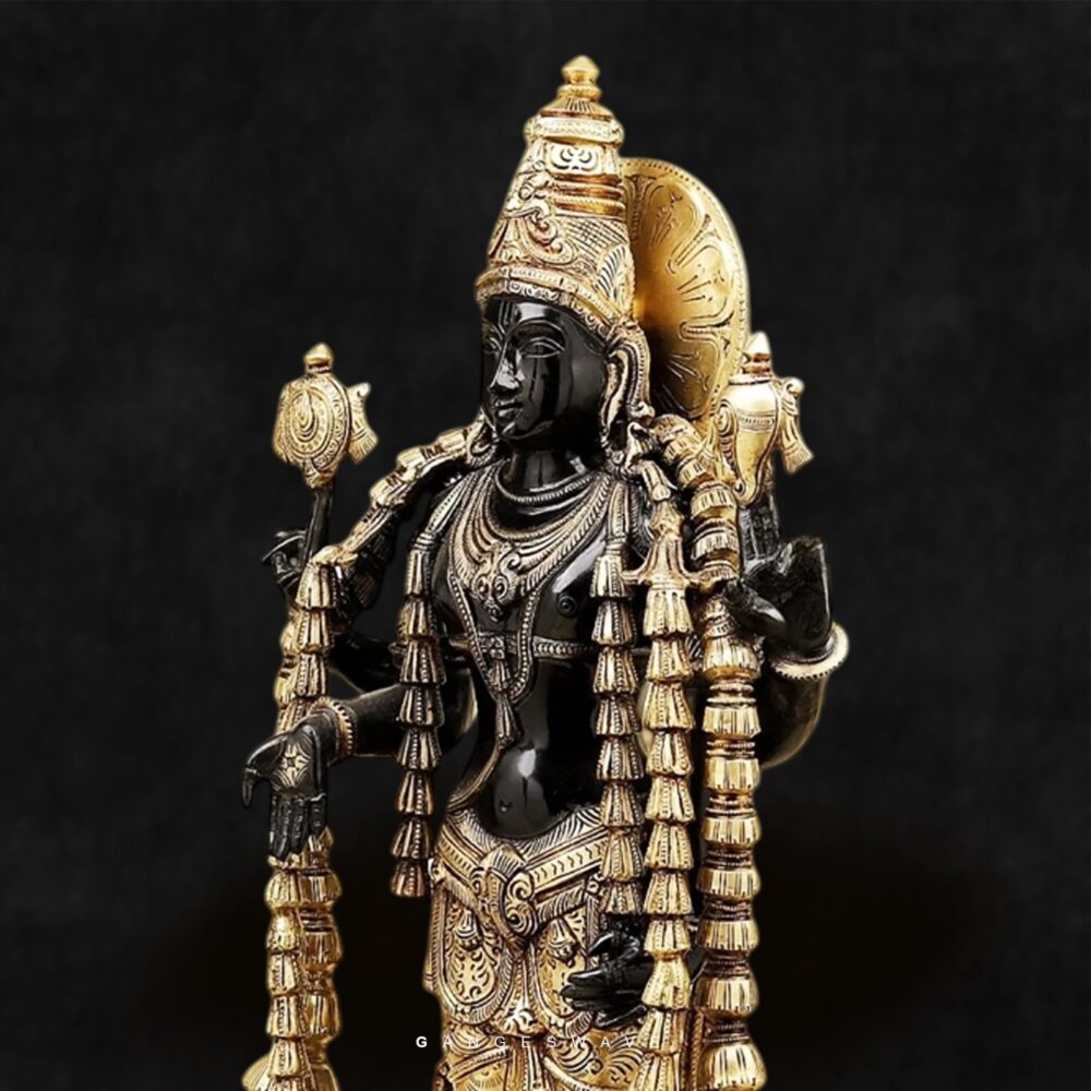 Vishnu Dashavatara Brass Sculpture