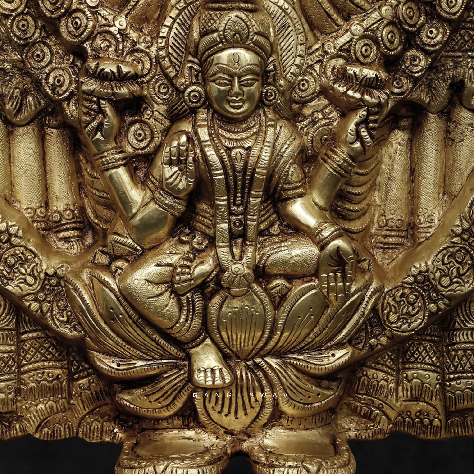Superfine Brass Lord Balaji (Venkateswara) Idol - 57 inches - Image 8