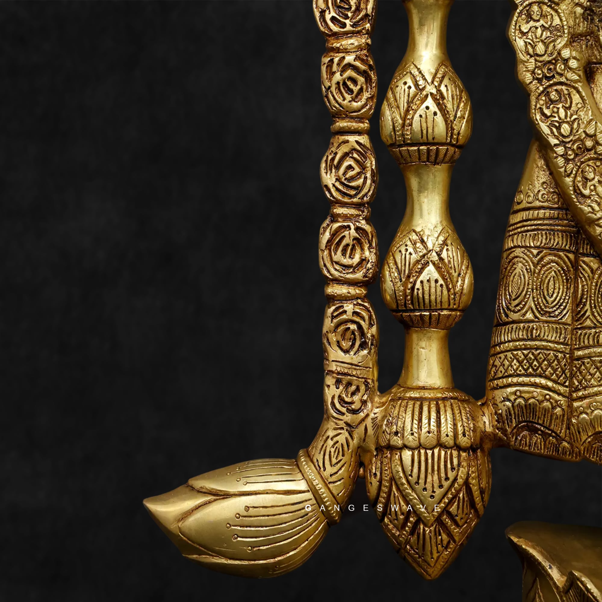 Superfine Brass Lord Balaji (Venkateswara) Idol - 57 inches - Image 10