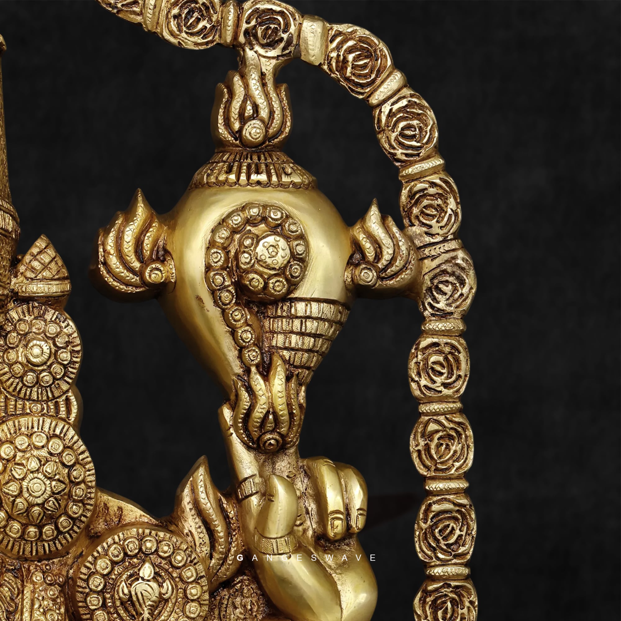 Superfine Brass Lord Balaji (Venkateswara) Idol - 57 inches - Image 7
