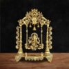 Handcrafted Brass Lord Ganesha Idol on Jhula