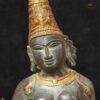 Antique brass Parvati Devi statue for home temple and religious gifting