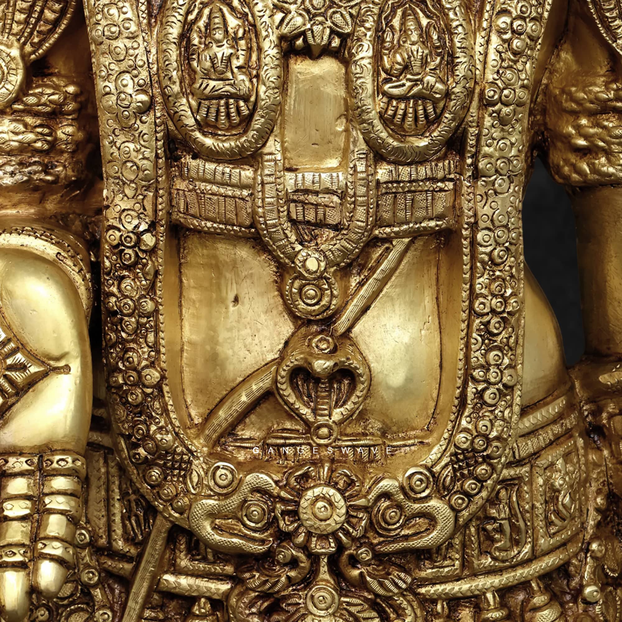 Superfine Brass Lord Balaji (Venkateswara) Idol - 57 inches - Image 5