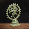 Antique finish brass Nataraja idol for home décor and pooja room
