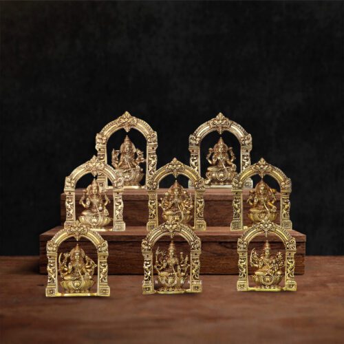 Astha Lakshmi Brass Idol Set |
