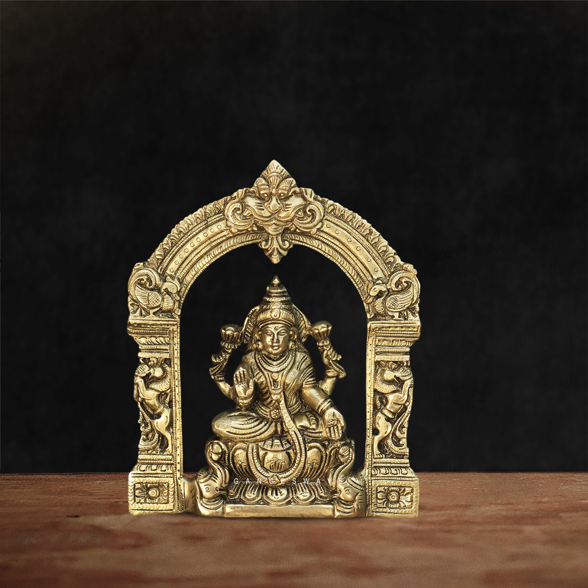 Astha Lakshmi Brass Idol Set | Handcrafted 8 Forms of Goddess Lakshmi for Home & Temple Décor - Image 6