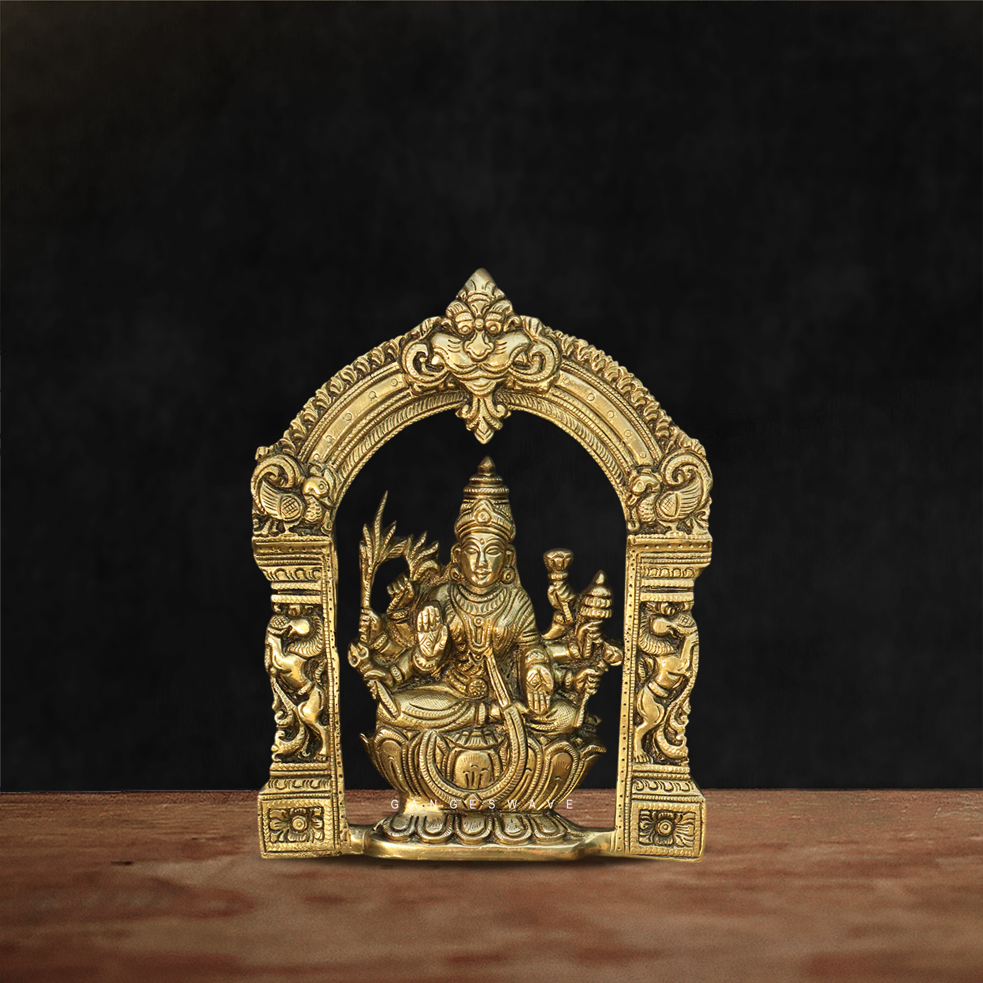 Astha Lakshmi Brass Idol Set | Handcrafted 8 Forms of Goddess Lakshmi for Home & Temple Décor - Image 3