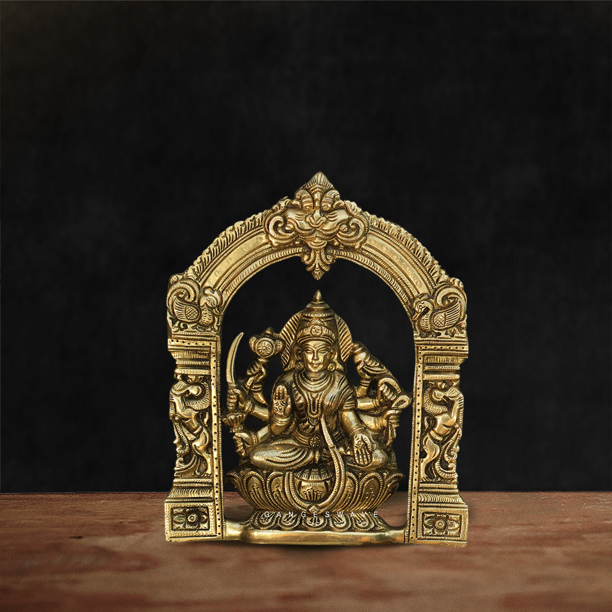 Astha Lakshmi Brass Idol Set | Handcrafted 8 Forms of Goddess Lakshmi for Home & Temple Décor - Image 4