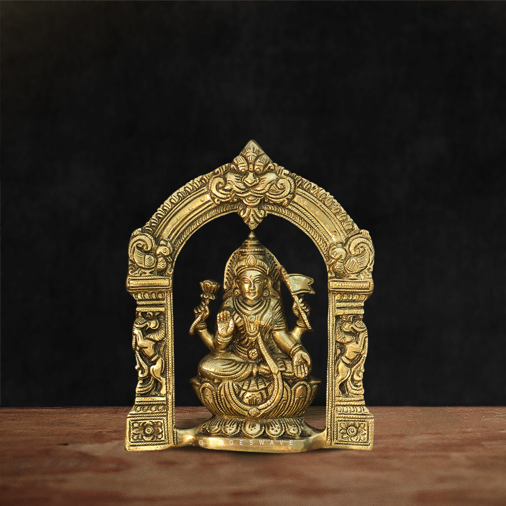 Astha Lakshmi Brass Idol Set | Handcrafted 8 Forms of Goddess Lakshmi for Home & Temple Décor - Image 7