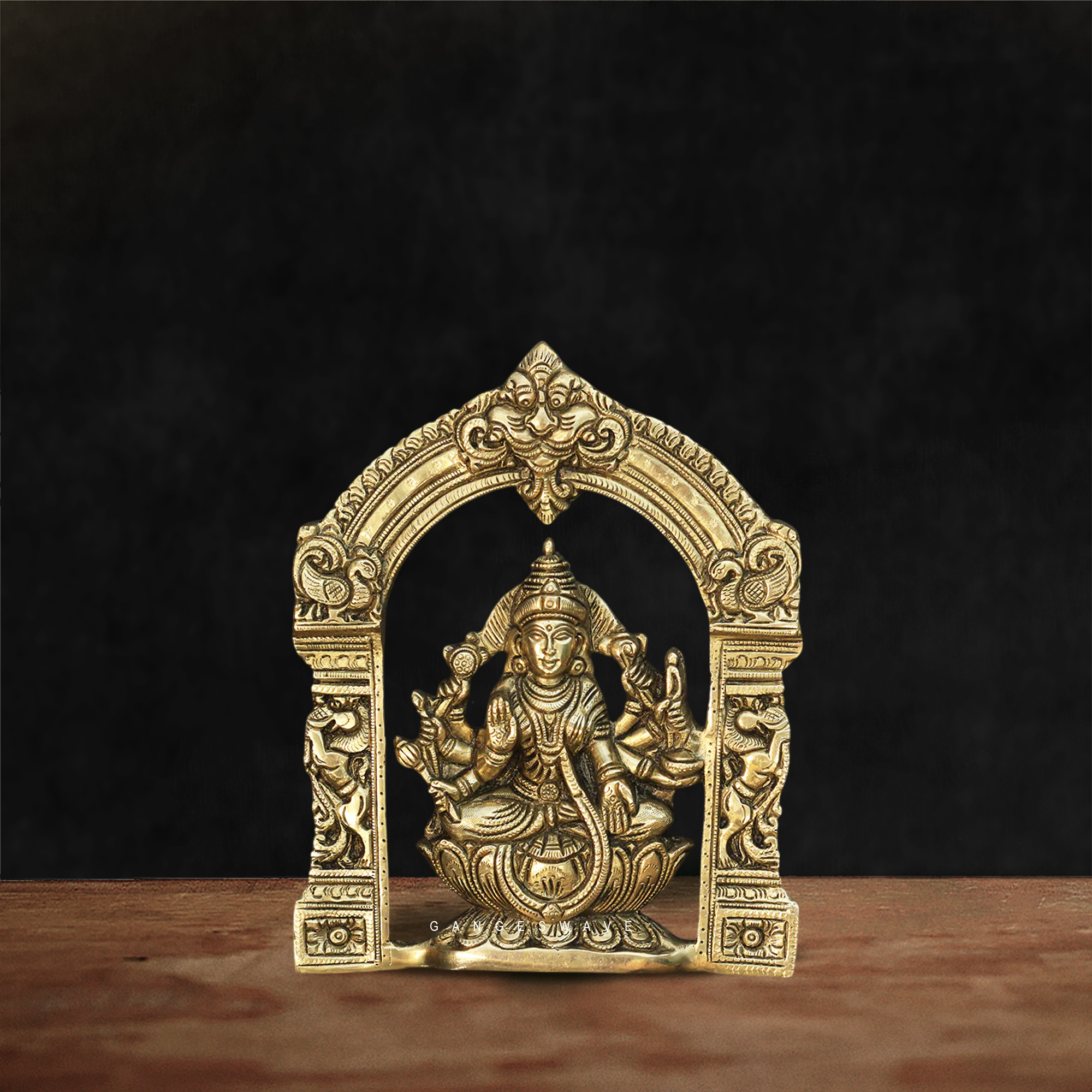 Astha Lakshmi Brass Idol Set | Handcrafted 8 Forms of Goddess Lakshmi for Home & Temple Décor - Image 8