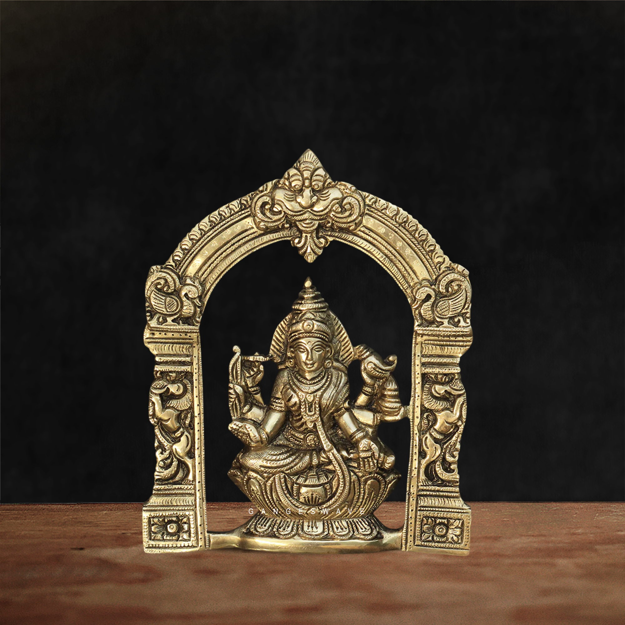 Astha Lakshmi Brass Idol Set | Handcrafted 8 Forms of Goddess Lakshmi for Home & Temple Décor - Image 9