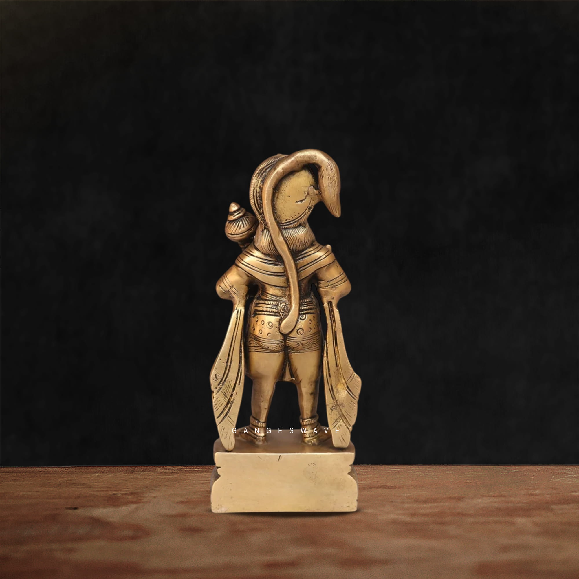 Small Bajrangbali Brass Murti for Puja | Handcrafted Lord Hanuman Idol for Home & Temple - Image 6