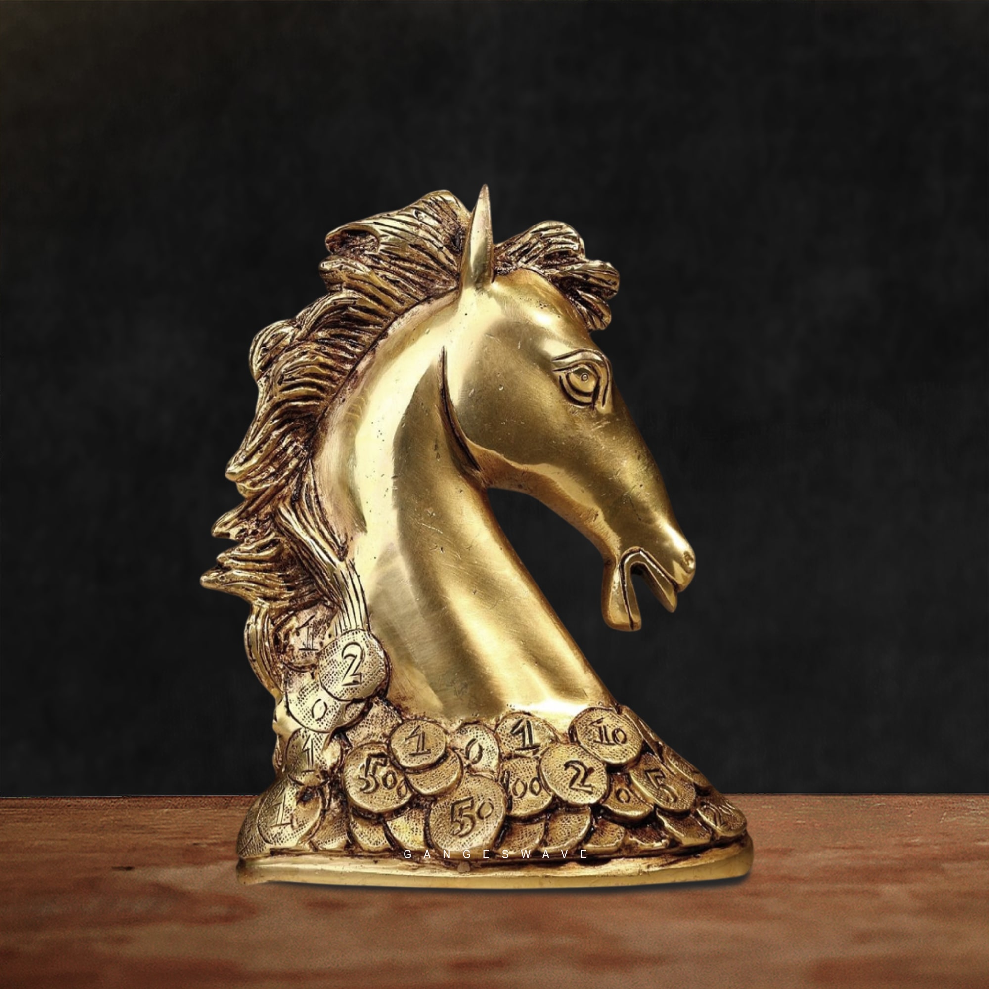 Brass Vastu Horse Statue for Wealth, Power & Success - Image 2