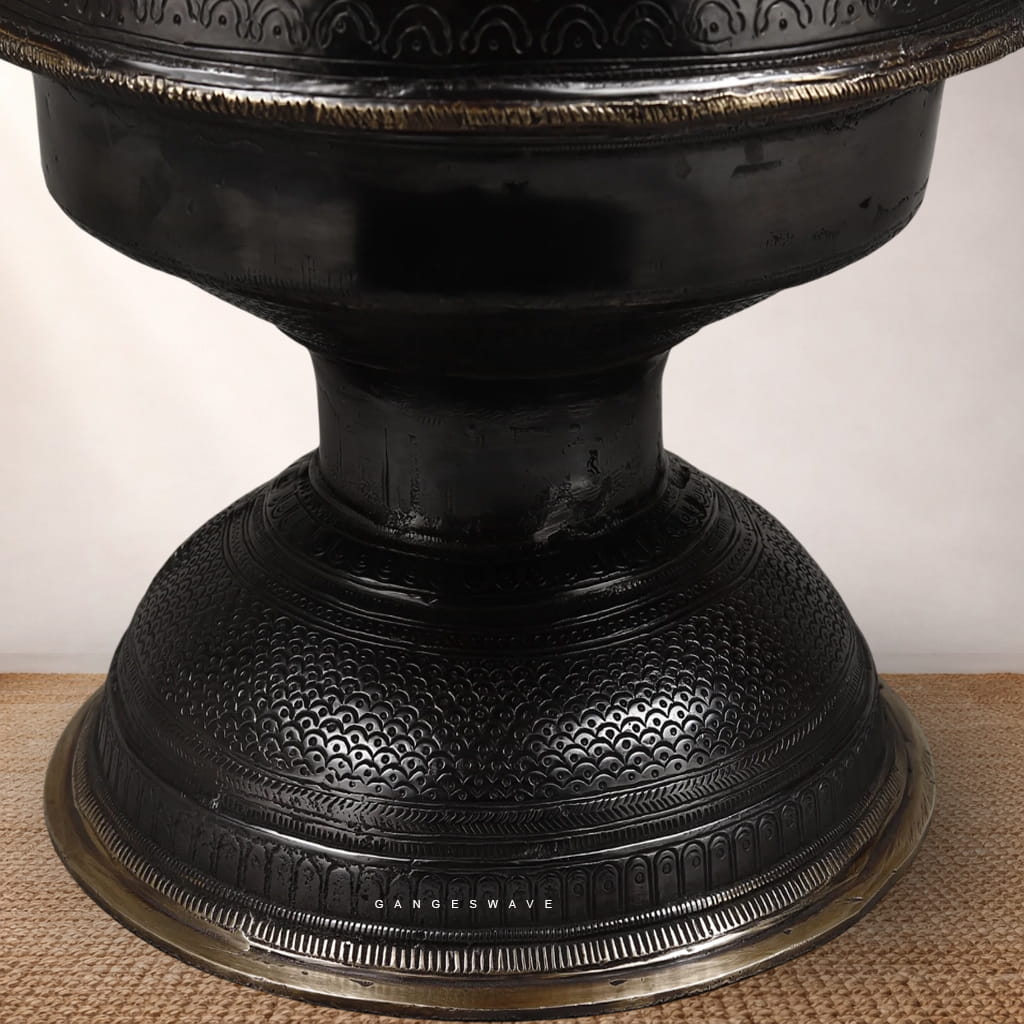 Brass Shivling with Gauri, Ganesh & Kartikey | Sacred Shiva Lingam for Home & Temple - Image 7