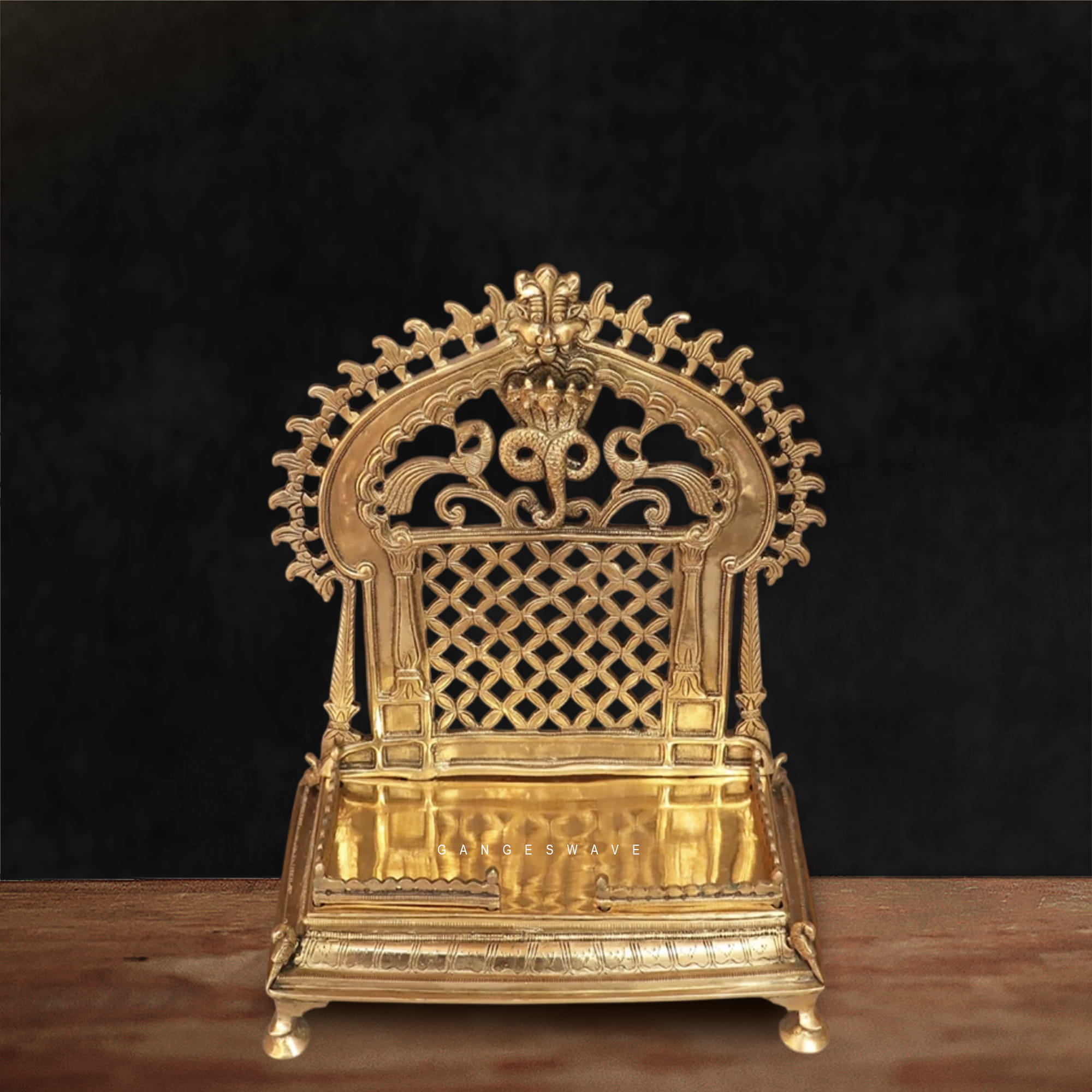 BRASS PRABHAVALI SINGHASAN - Image 4