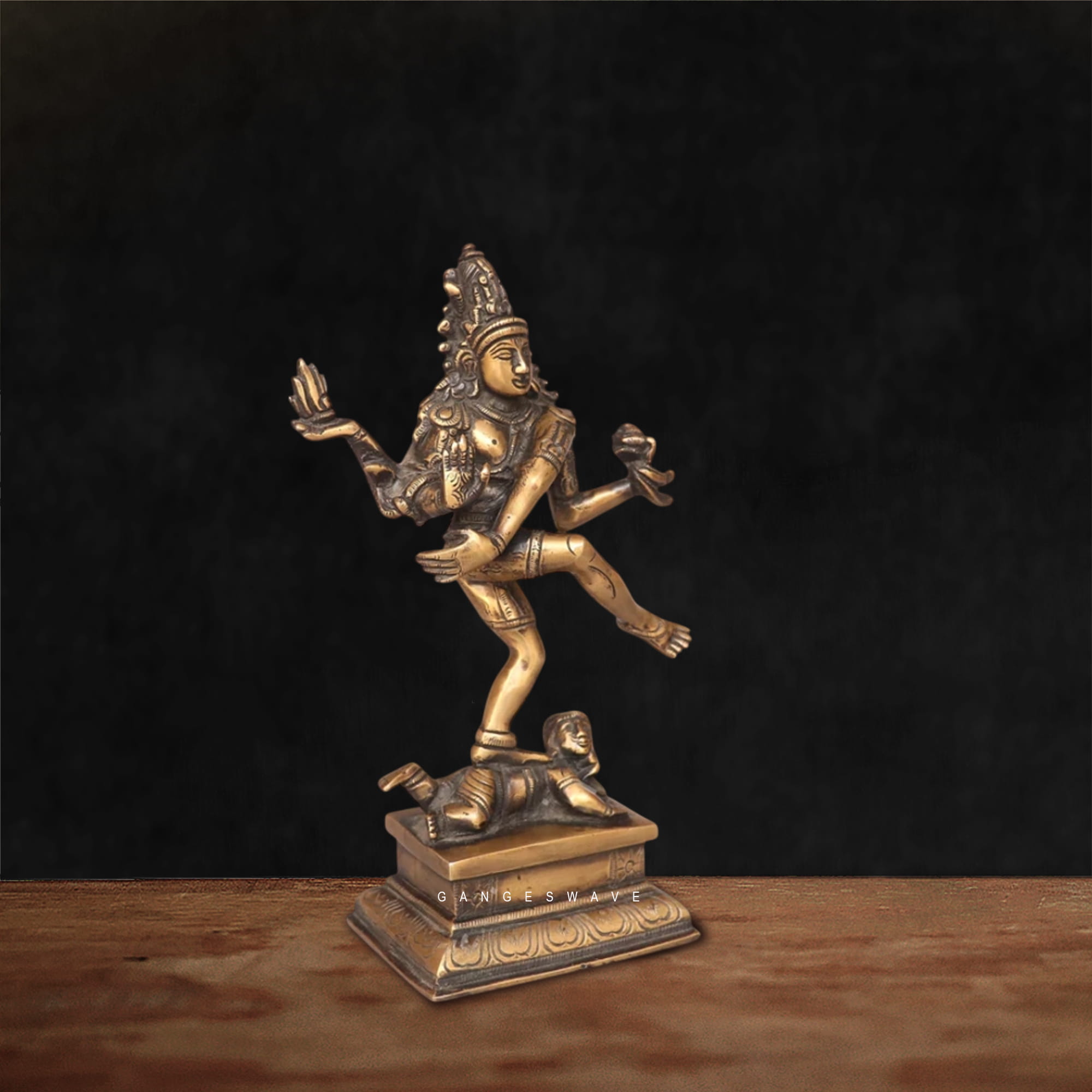 Lord Shiva Nataraja brass idol for home temple