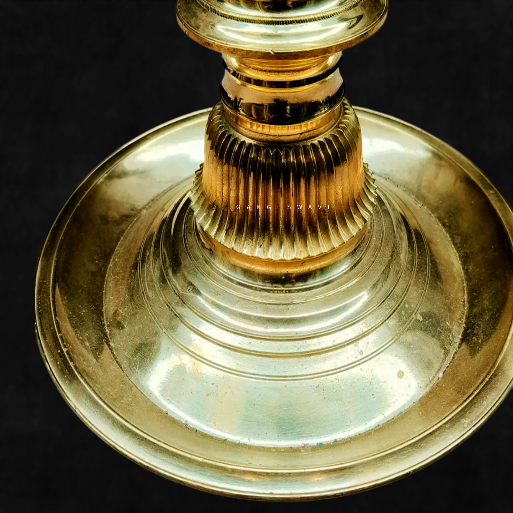 51 inches Bronze Traditional Oil Diya - Image 6