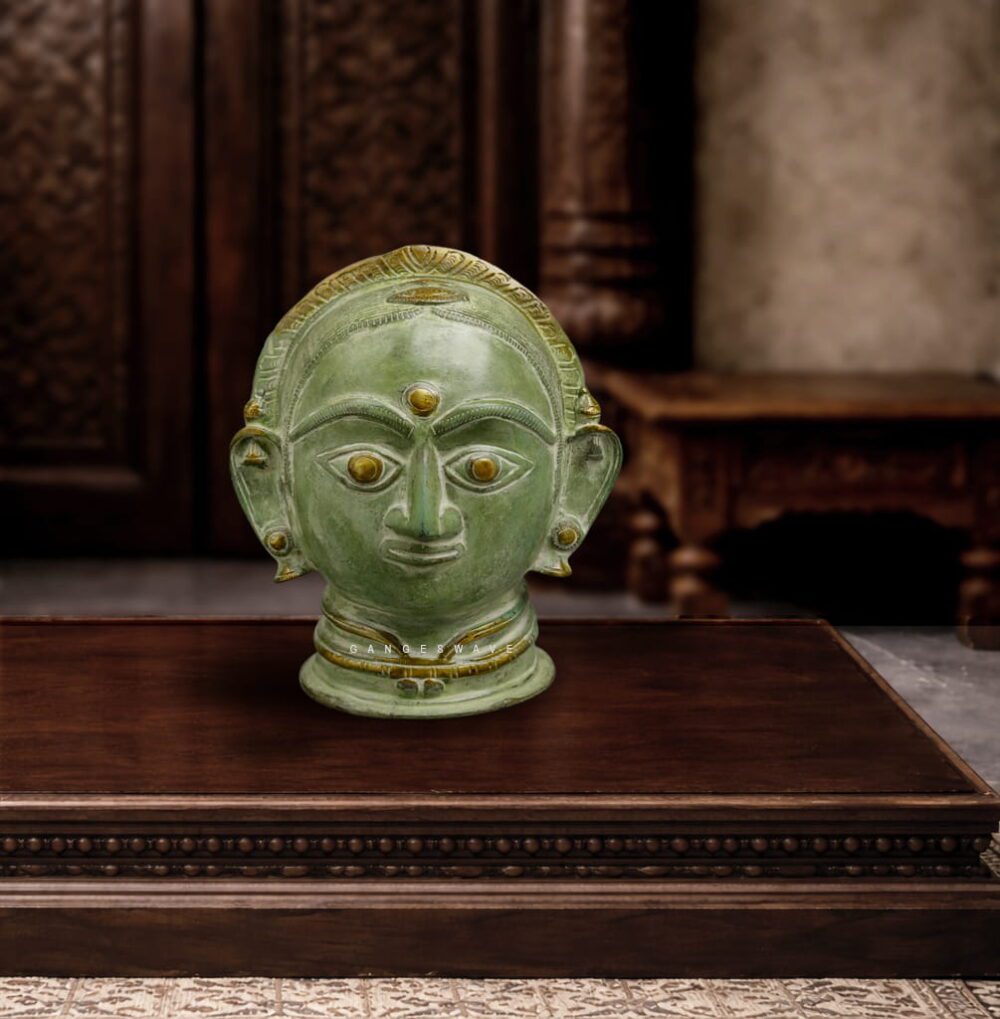 Gauri(Parvati) Brass Head Decor