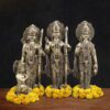 Handcrafted Ram Darbar brass statue with Lord Rama Sita Lakshman and Hanuman