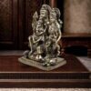 Handcrafted brass Shiv Parivar murti for home temple