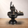 Brass Shivling with Gauri, Ganesh & Kartikey
