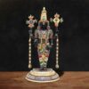 Tirupati Balaji with semi-precious stone inlay work - 24 inches