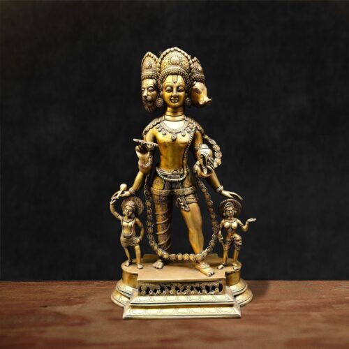 Vishnu Vaikuntha Superfine Brass Statue - 24 inches