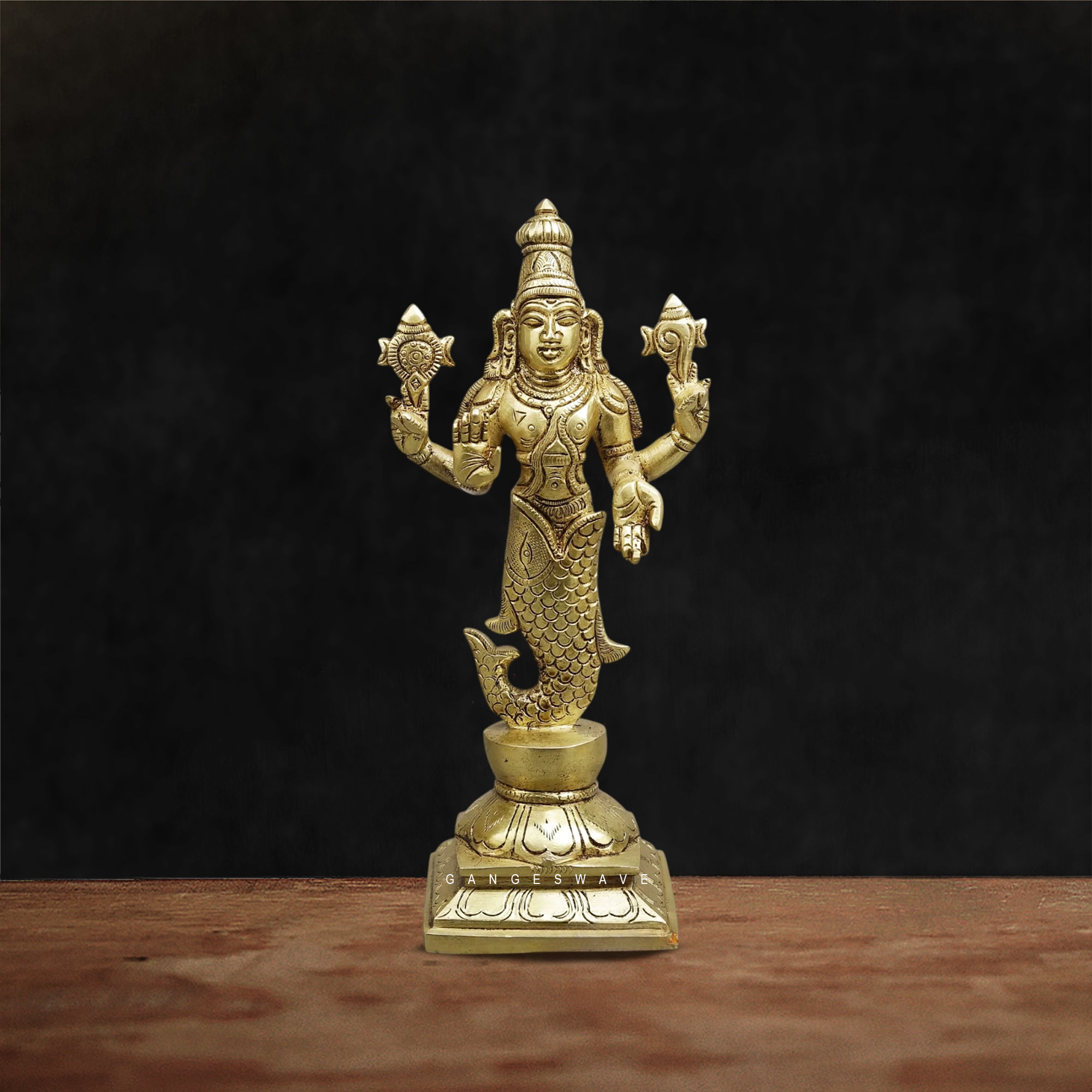 Vishnu Dashavatar Brass Idol Set (10 Avatars) - 9.5 inches - Image 9