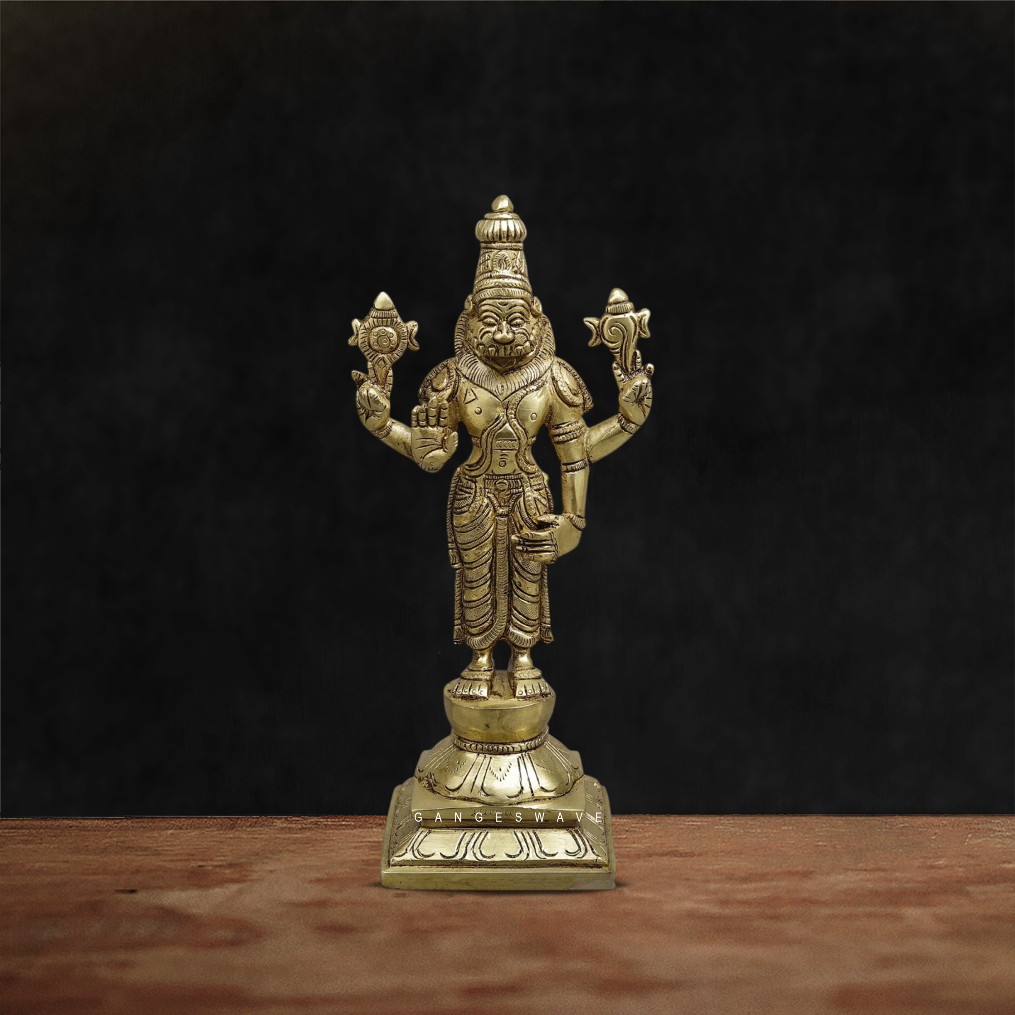 Vishnu Dashavatar Brass Idol Set (10 Avatars) - 9.5 inches - Image 4