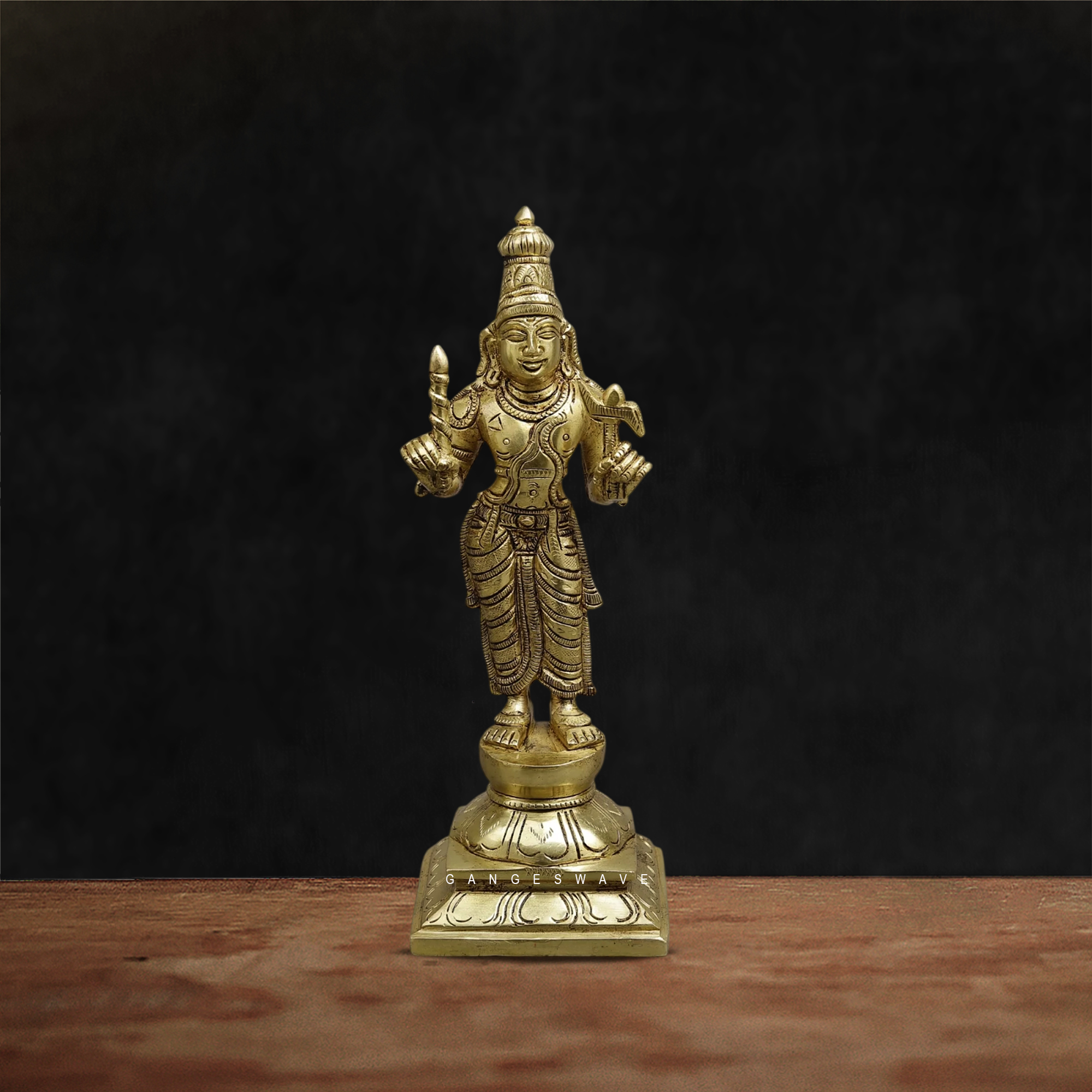 Vishnu Dashavatar Brass Idol Set (10 Avatars) - 9.5 inches - Image 3