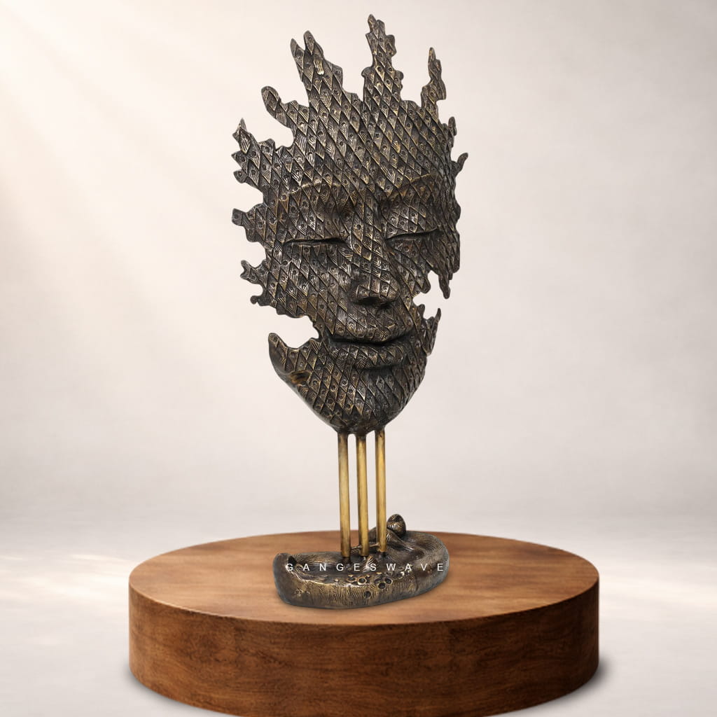 Buddha Abstract Artisanal Sculpture for Decor -56 inches - Image 3
