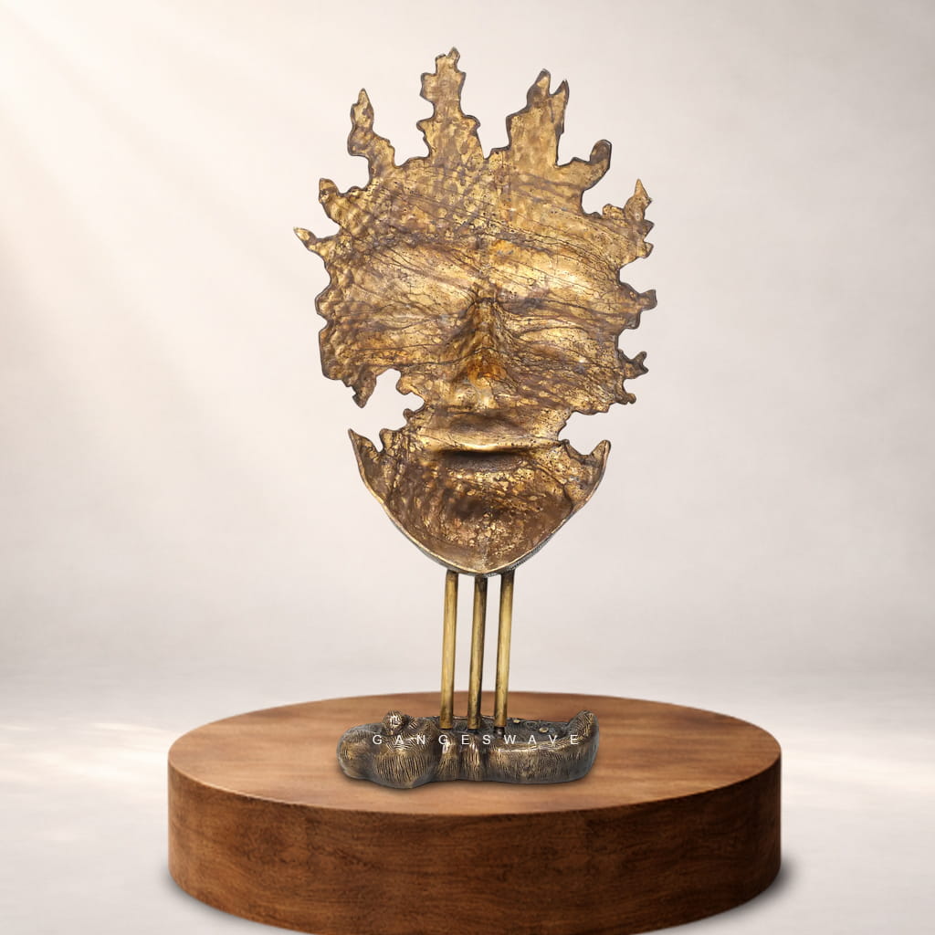 Buddha Abstract Artisanal Sculpture for Decor -56 inches - Image 6
