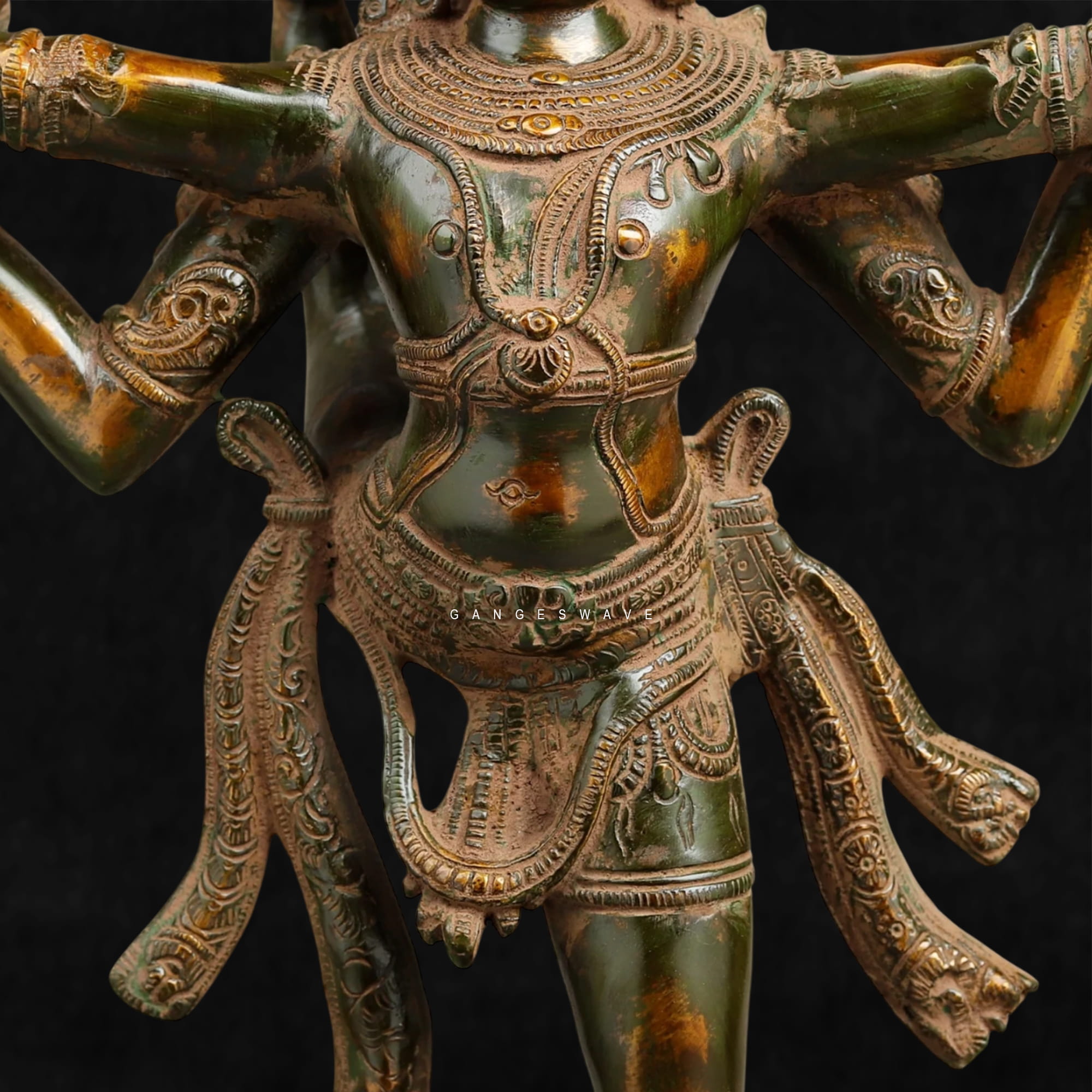 Brass Shiva Tandav Murti - 20 inches - Image 7
