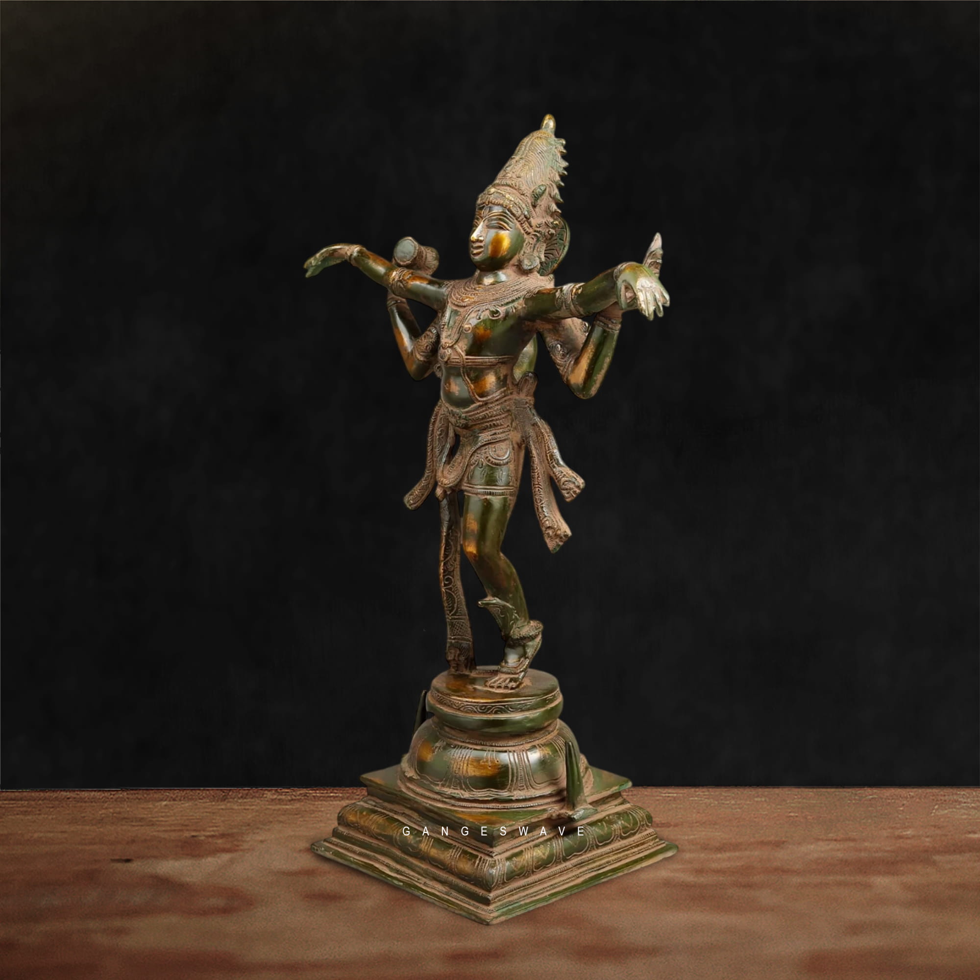 Brass Shiva Tandav Murti - 20 inches - Image 4