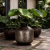 Handcrafted Vintage Finished Engraved Planter for garden or hotel