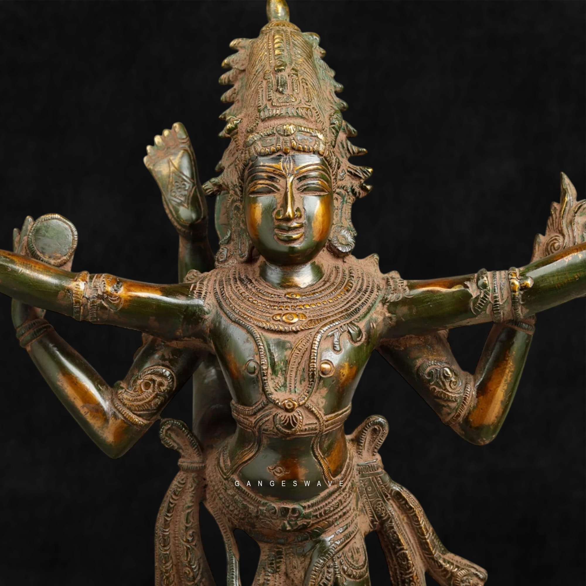 Brass Shiva Tandav Murti - 20 inches - Image 5