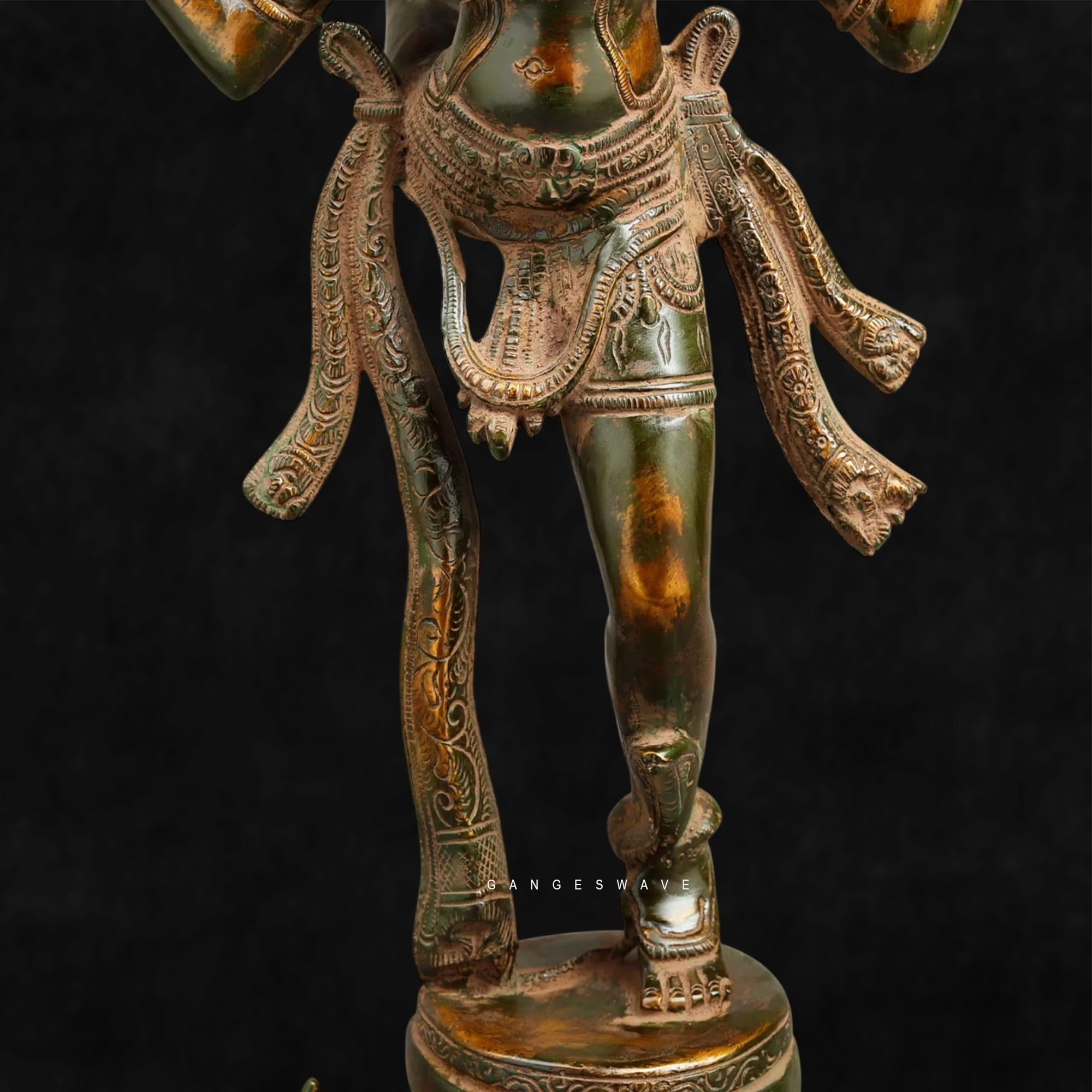 Brass Shiva Tandav Murti - 20 inches - Image 8