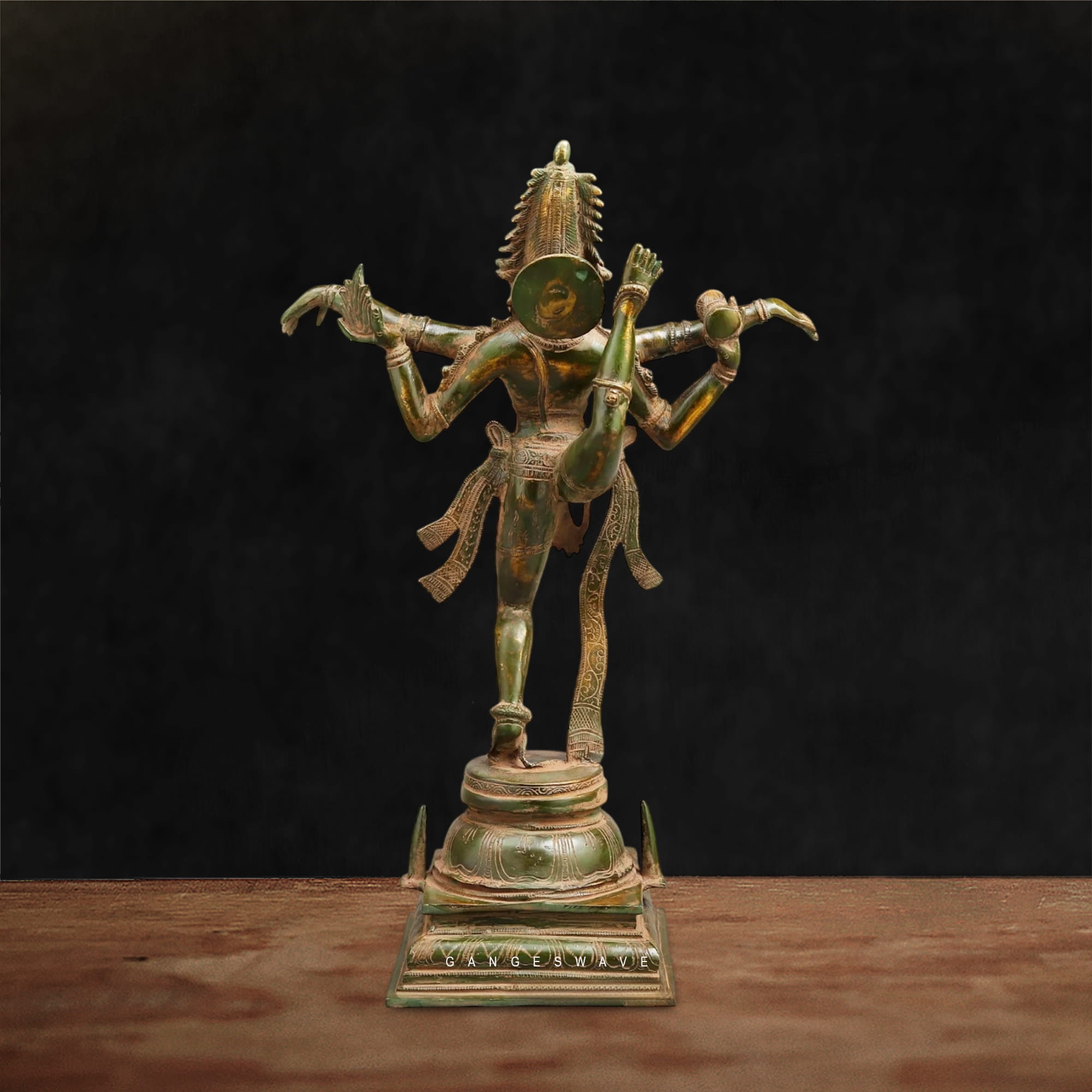 Brass Shiva Tandav Murti - 20 inches - Image 6