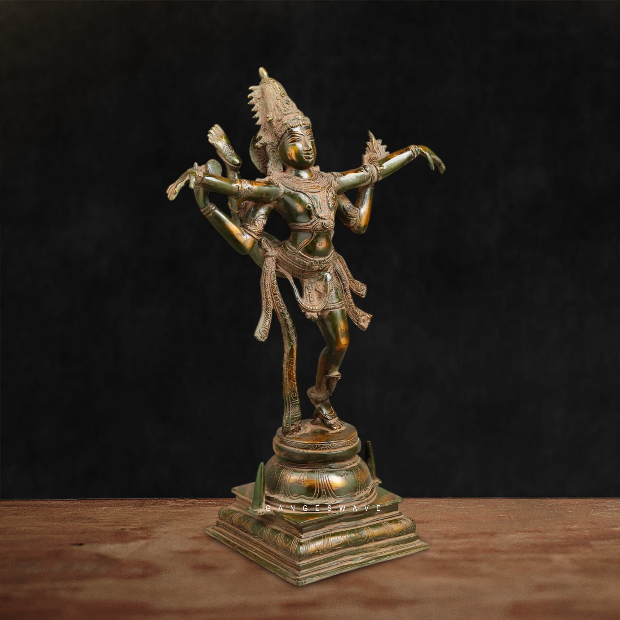 Brass Shiva Tandav Murti - 20 inches - Image 3