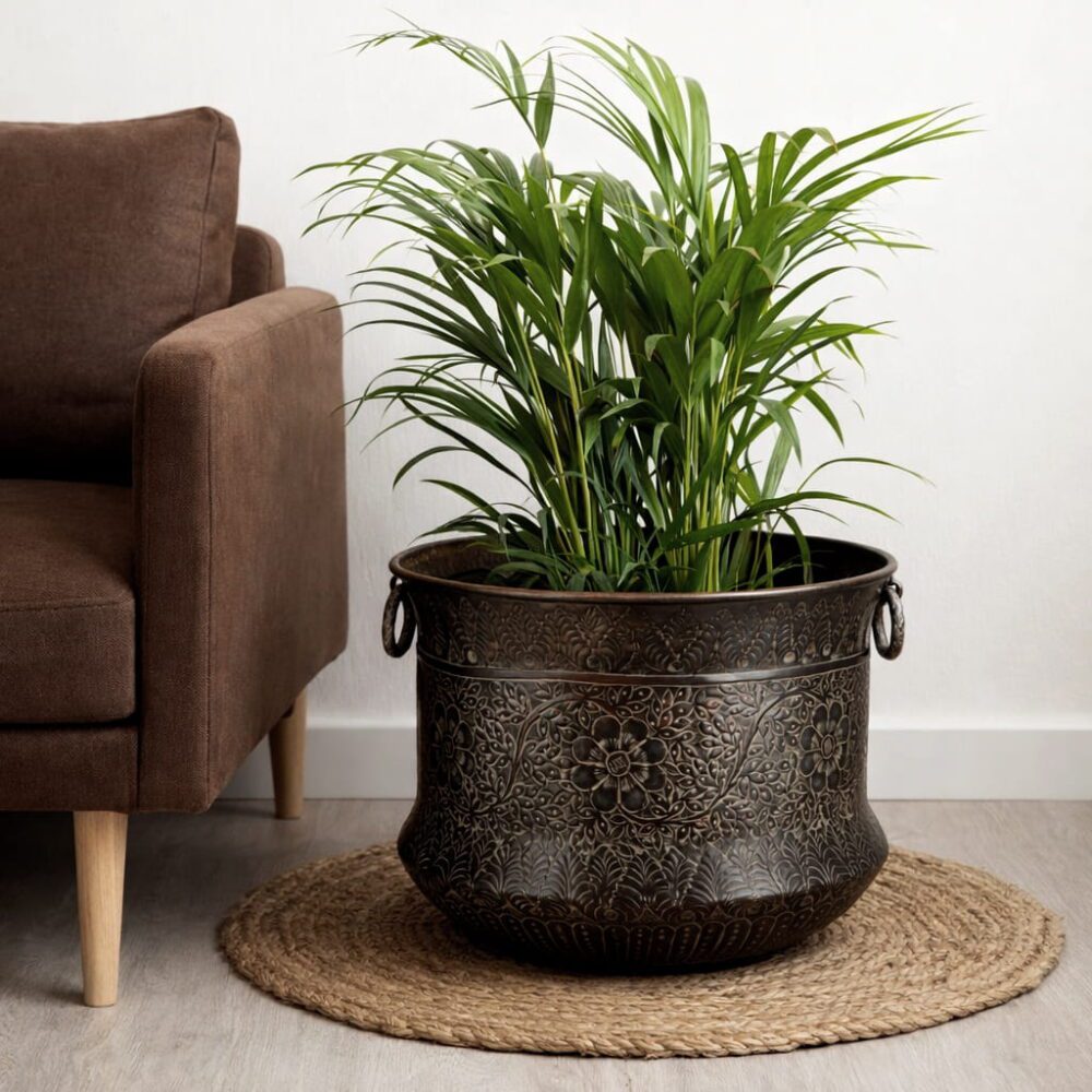 Vintage planter for home and garden interior