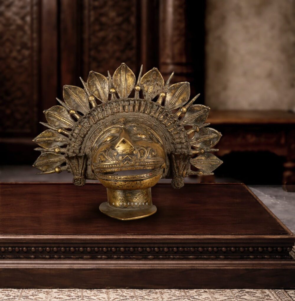 Vintage Finish Varaha Brass Statue